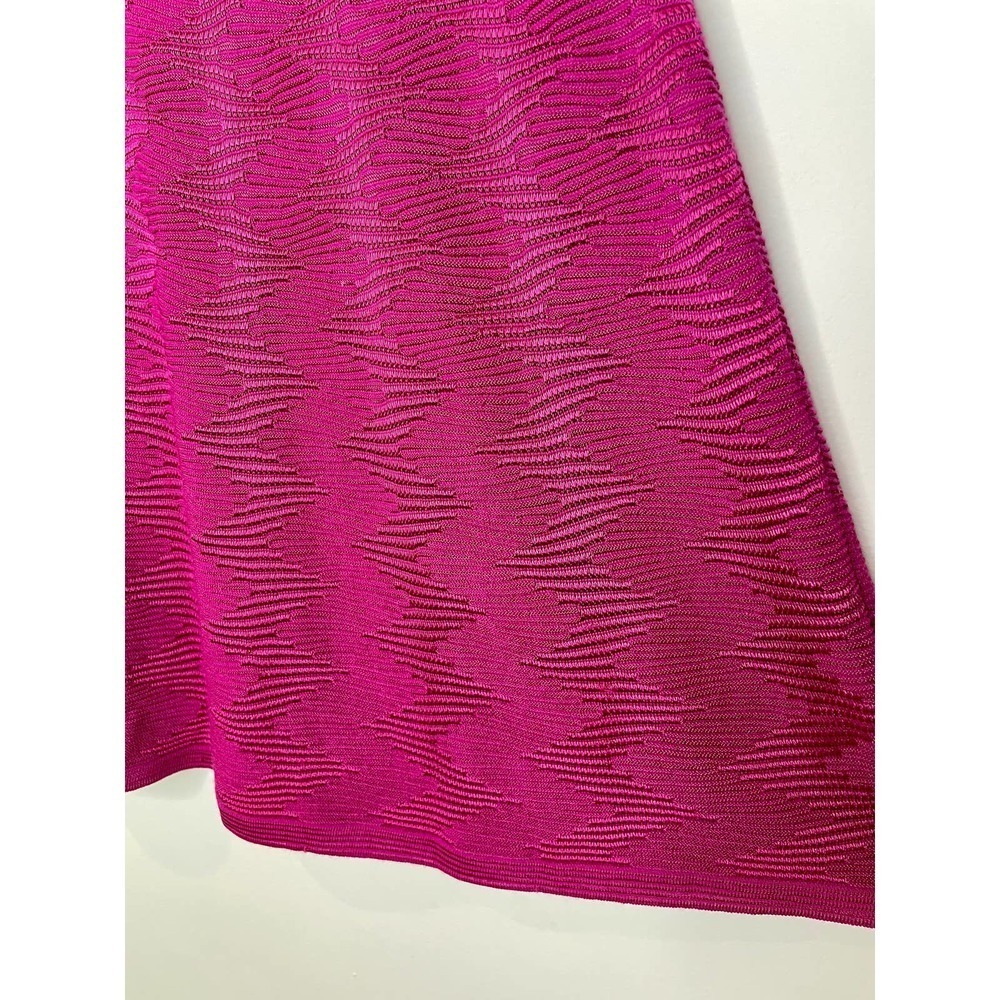 Missoni vintage v neck sleeveless mini pink dress sz. 42/6 - Picture 8 of 10